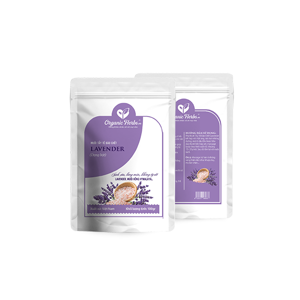 Muối Lavender (Bột) -  Lavender Exfoliating Salt - Powder